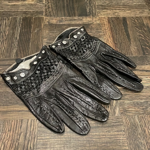 Leather driving gloves - Picture 4 of 5